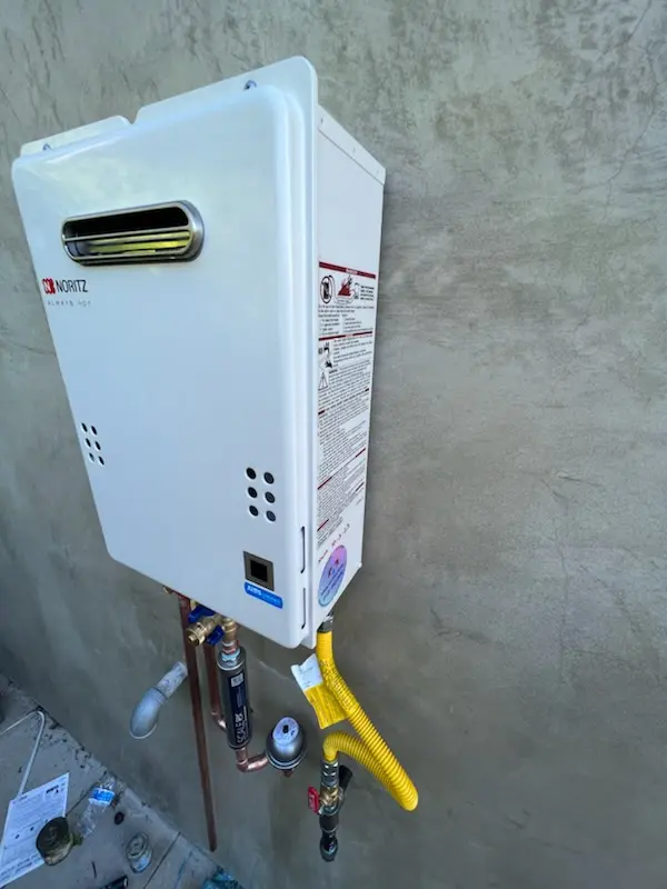 Tankless water heater installation for Falls homes